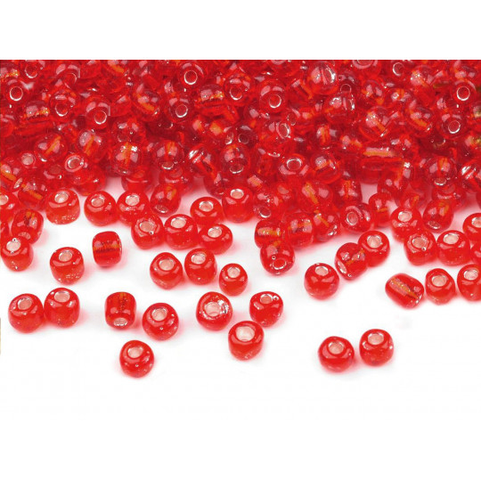 Mărgele nisip cu interior argintiu, 8/0 - 3 mm | Mimib