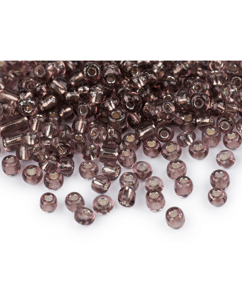 Mărgele nisip cu interior argintiu, 6/0 - 4 mm | Mimib Mărgele nisip cu interior argintiu, 6/0 - 4 mm | Mimib