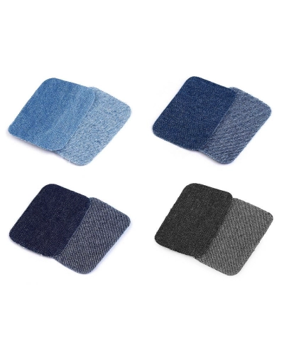 Nažehlovacie záplaty riflové 7,6x4,9 cm - 1 sáčok | Mimib