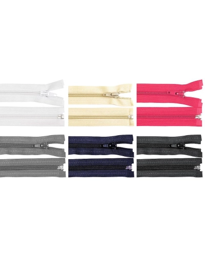 Špirálový zips No 5 dĺžka 50 cm bundový POL - 1 ks | Mimib