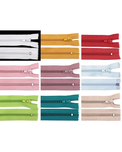 Špirálový zips No 5 dĺžka 18 cm POL - 1 ks | Mimib