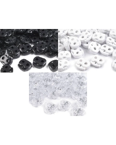 Brzdičky s dvoma dierkami 15x15 mm malé - 10 ks | Mimib