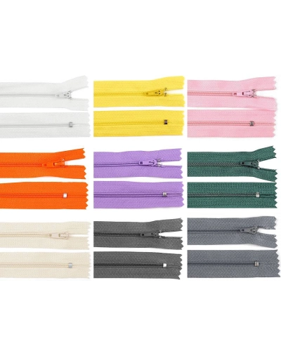 Špirálový zips No 3 dĺžka 18 cm pinlock - 1 ks | Mimib