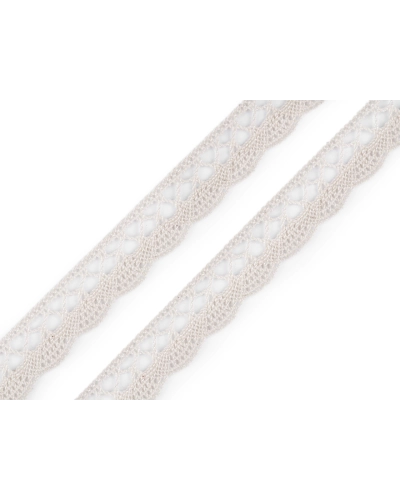 Dantelă bumbac croşetată, lățime 18 mm - 30 m | Mimib