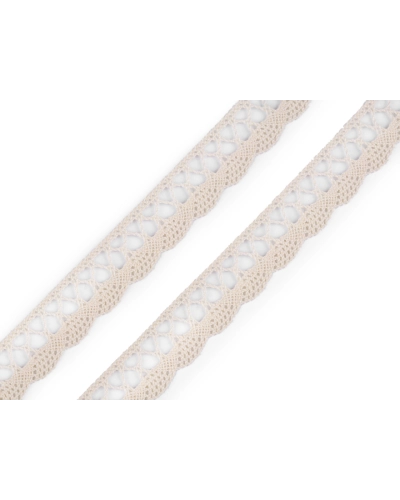Bavlnená čipka paličkovaná šírka 18 mm - 30 m