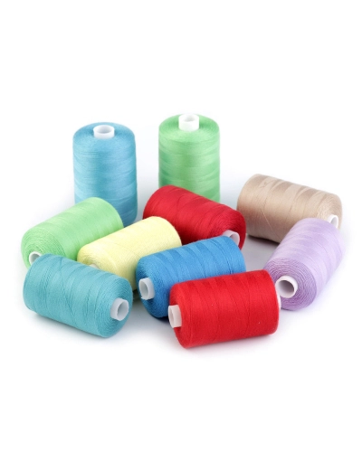 Ață poliester pentru overlock, PES 40/2, 1000 m - 1 buc. | Mimib