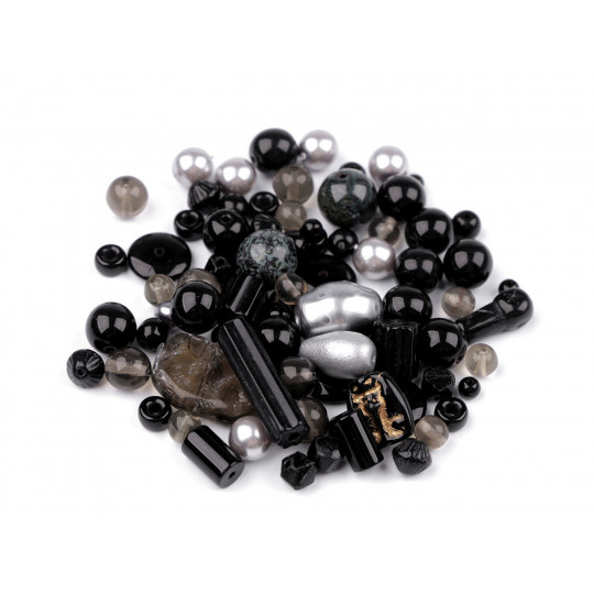 Mărgele sticlă Cehia, diverse forme și mărimi | Mimib