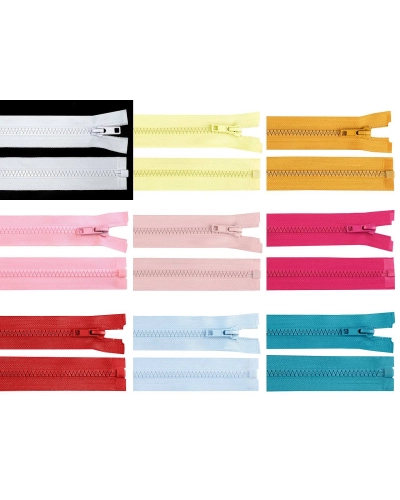 Fermoar plastic detașabil, No 5 lungime 55 cm - 1 buc. | Mimib