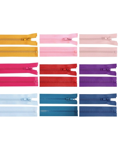 Fermoar plastic detașabil, No 5 lungime 70 cm - 1 buc. | Mimib