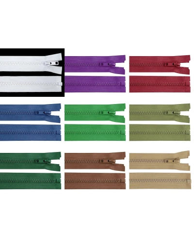 Fermoar plastic detașabil, No 5 lungime 90 cm - 1 buc. | Mimib