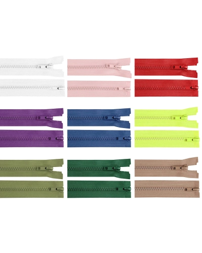 Fermoar plastic detașabil, două cursoare, No 5 lungime 70 cm - 1 buc. | Mimib