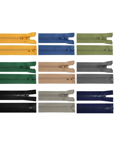 Fermoar plastic detașabil, două cursoare, No 5 lungime 85 cm - 1 buc. | Mimib