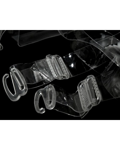 Bretele sutien transparente, 15 mm - 1 pereche | Mimib