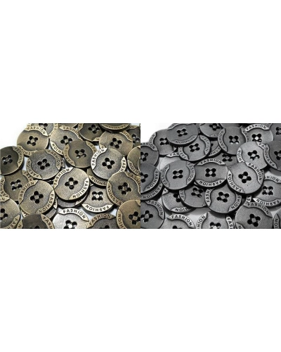 Nasturi metalici Fashion, mărimea 32" - 5 buc. | Mimib