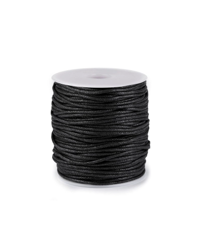 Șnur din bumbac cerat, Ø2 mm - 50 m | Mimib