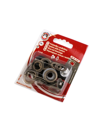 Set ocheți cu dispozitiv de atașare, Ø8 mm - 1 blister | Mimib