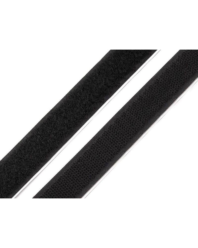 Bandă arici autoadezivă, complet (puf + scai), 20 mm - 25 m | Mimib