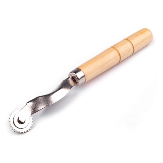 Roată zimțată pentru tipare, lungime 15 cm - 1 buc. | Mimib