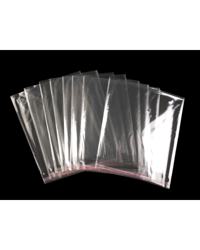 PP vrecko s lepiacou lištou 20x20 cm - 100 ks | Mimib