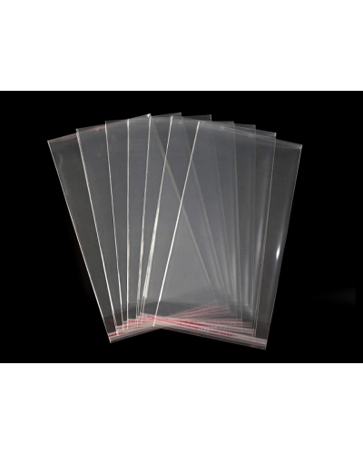 PP vrecko s lepiacou lištou 14x25 cm - 100 ks | Mimib