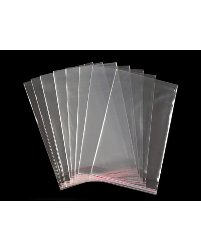 PP vrecko s lepiacou lištou 13x20 cm - 100 ks | Mimib