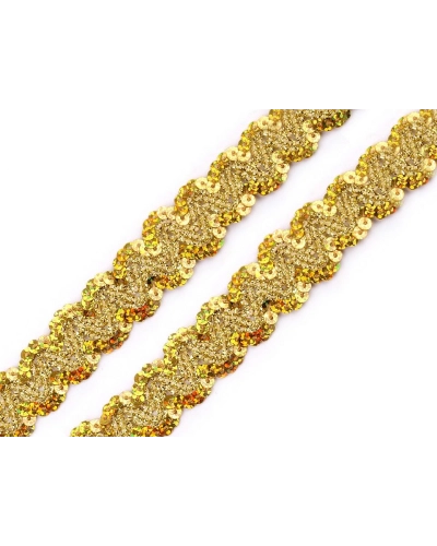 Bandă decorativă cu paiete, lățime 20 mm - 13.5 m | Mimib