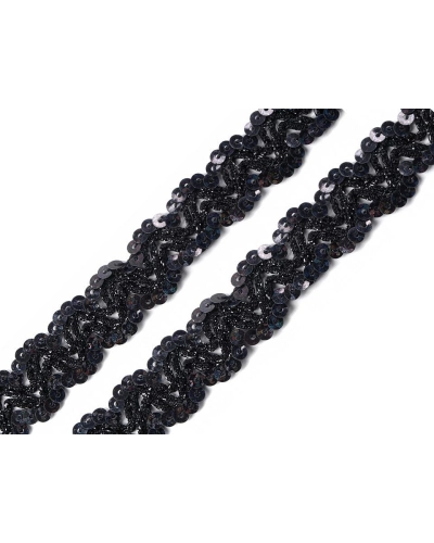 Bandă decorativă cu paiete, lățime 20 mm - 13.5 m | Mimib