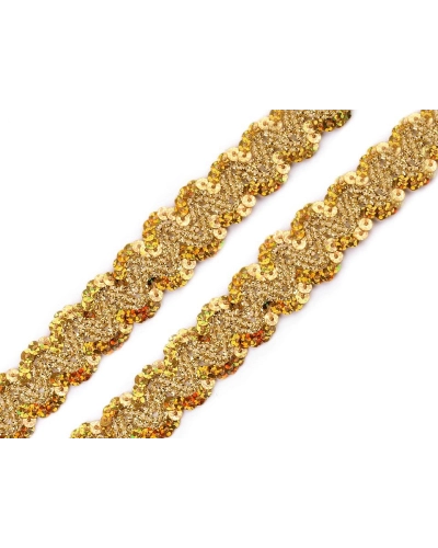 Bandă decorativă cu paiete, lățime 20 mm - 13.5 m | Mimib
