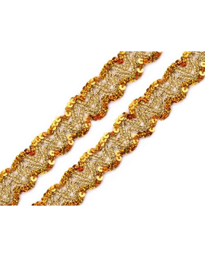 Bandă decorativă cu paiete, lățime 20 mm - 13.5 m | Mimib