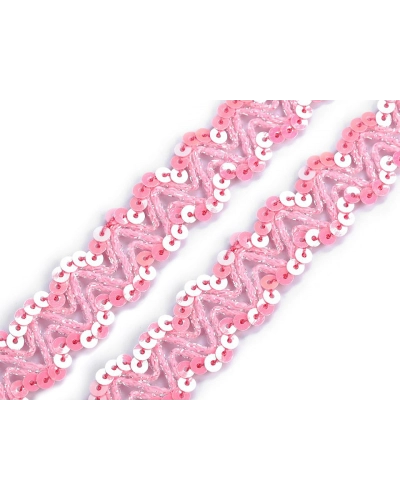 Bandă decorativă cu paiete, lățime 20 mm - 13.5 m | Mimib