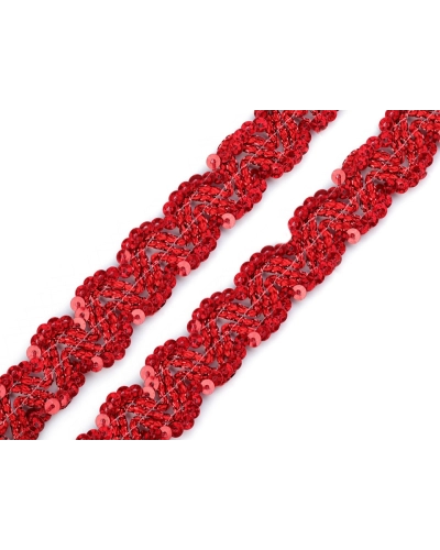 Bandă decorativă cu paiete, lățime 20 mm - 13.5 m | Mimib