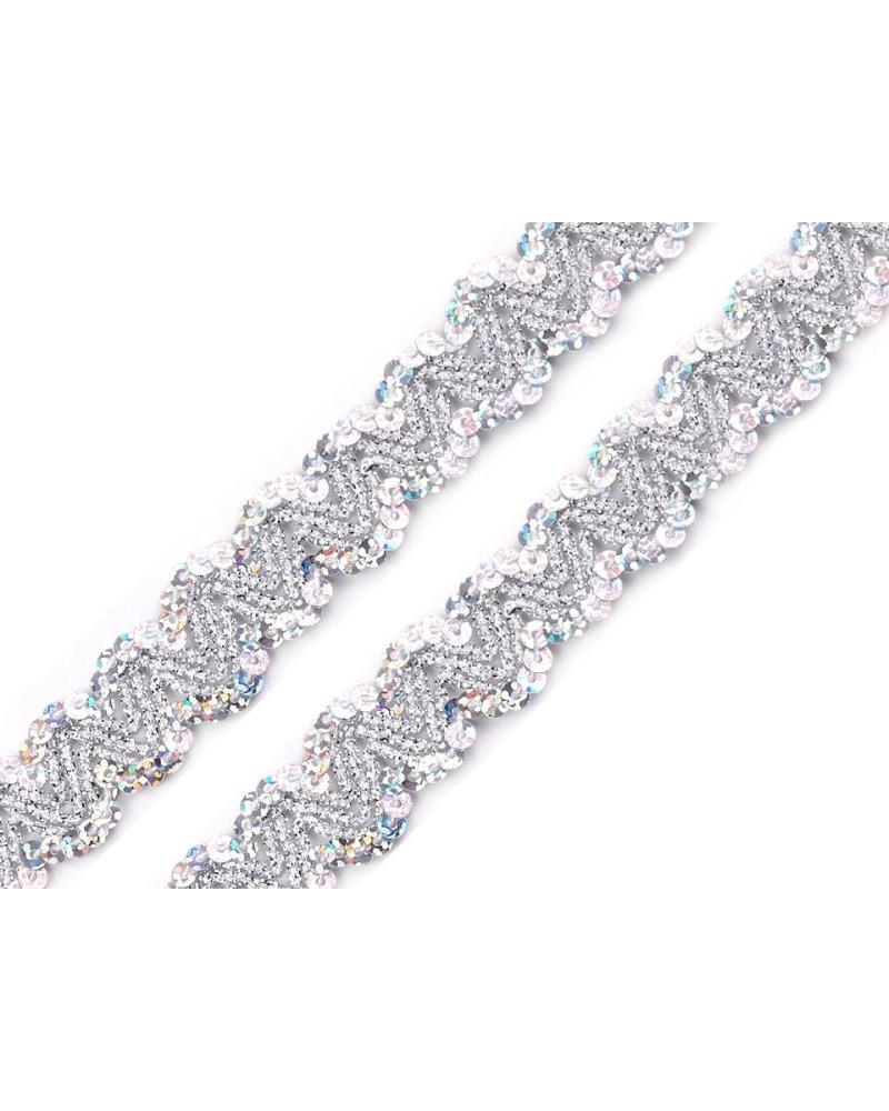 Bandă decorativă cu paiete, lățime 20 mm - 13.5 m | Mimib