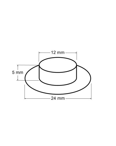 Set ocheți cu dispozitiv de atașare, Ø12 mm - 1 blister | Mimib
