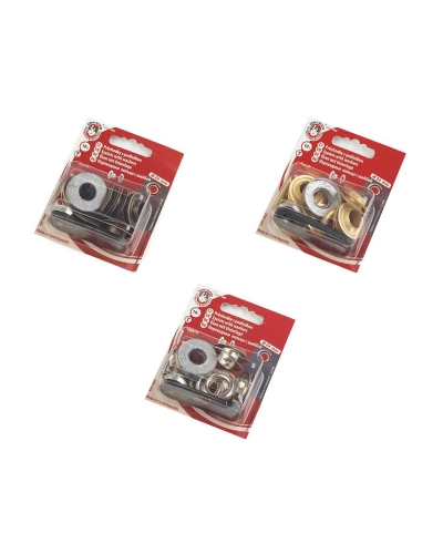 Set ocheți cu dispozitiv de atașare, Ø12 mm - 1 blister | Mimib