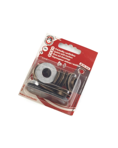 Set ocheți cu dispozitiv de atașare, Ø12 mm - 1 blister | Mimib