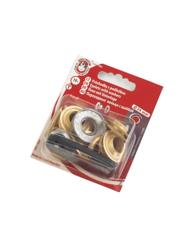 Set ocheți cu dispozitiv de atașare, Ø12 mm - 1 blister | Mimib
