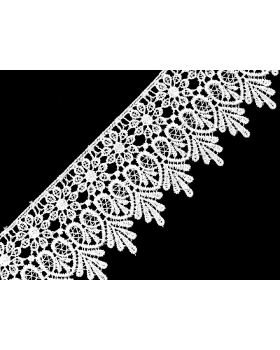 Dantelă guipure, lățime 70 mm - 13.5 m | Mimib