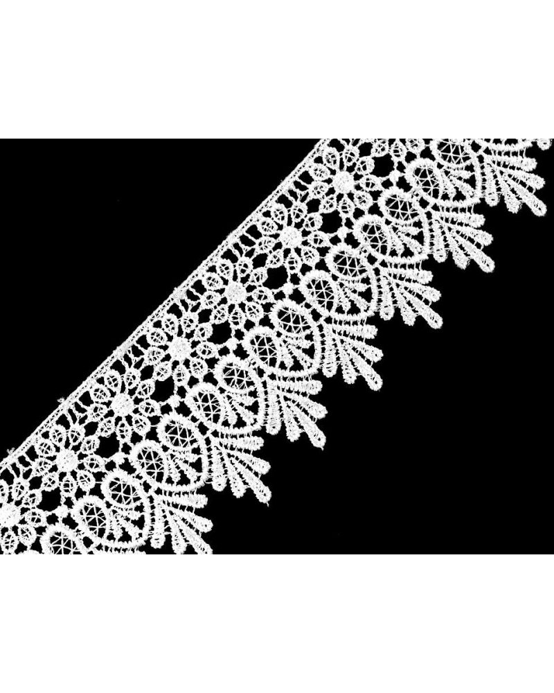 Dantelă guipure, lățime 70 mm - 13.5 m | Mimib