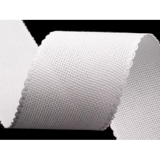 Bandă de etamină pentru brodat, lățime 70 mm - 1 m | Mimib