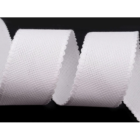 Bandă de etamină pentru brodat, lățime 50 mm - 1 m | Mimib