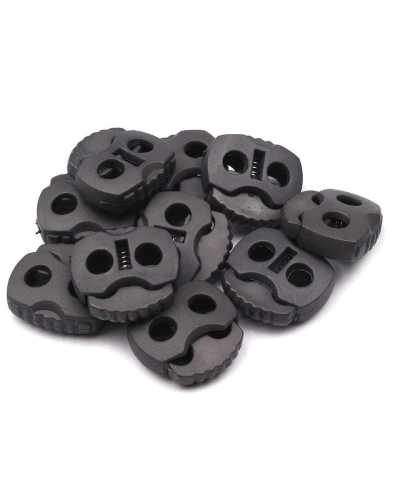 Opritori șnur, 2 găuri, 20x20 mm - 10 buc. | Mimib