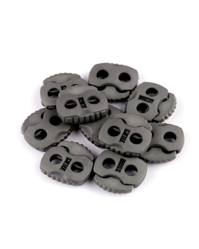 Opritori șnur, 2 găuri, 20x20 mm - 10 buc. | Mimib