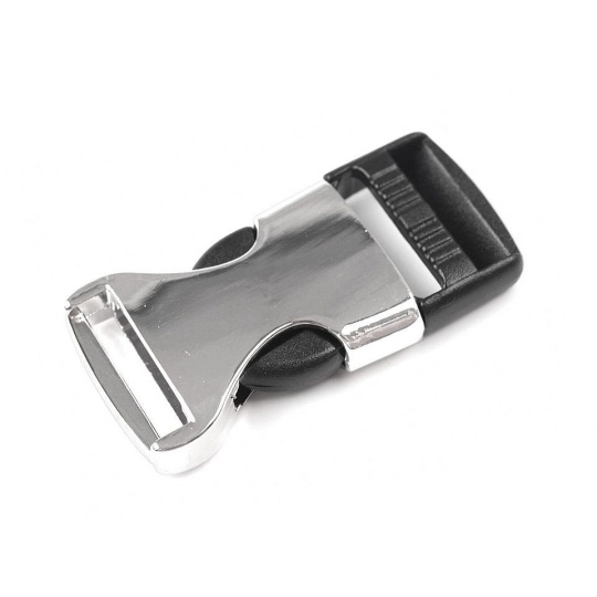 Cataramă trident, plastic și metal, lățime 20 mm - 1 pereche | Mimib