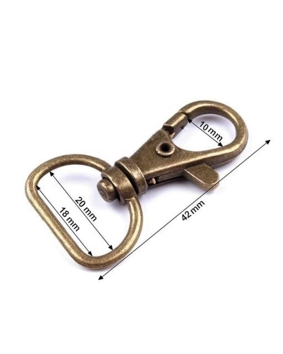 Carabină metalică pivotantă, orificiu 18 mm - 5 buc. | Mimib