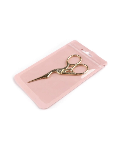 Foarfecă pentru broderie, model barză, lungime 9,5 cm - 1 buc. | Mimib