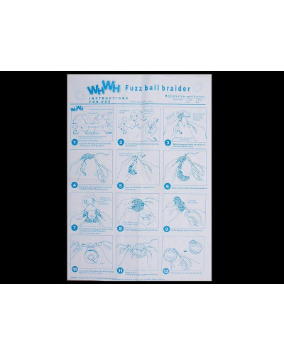 Set confecţionat pompoane, 4 dimeniuni | Mimib