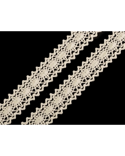 Čipka / vsádka paličkovaná šírka 23 mm - 18 m