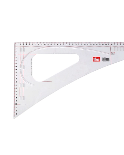 Kračírsky príložník / pravítko Prym dĺžka 60 cm - 1 ks | Mimib