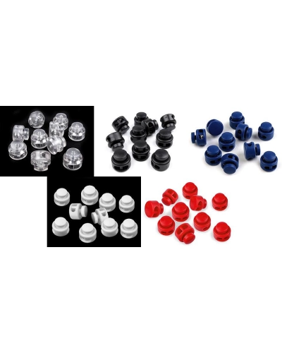 Brzdičky s dvoma dierkami 13x15 mm okrúhle - 10 ks | Mimib