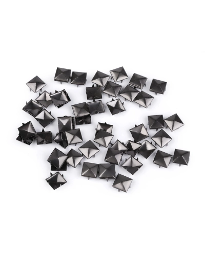 Cvočky na oblečenie z nerezovej ocele 12x12 mm pyramída - 50 ks | Mimib
